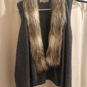 Altar’d state faux fur vest